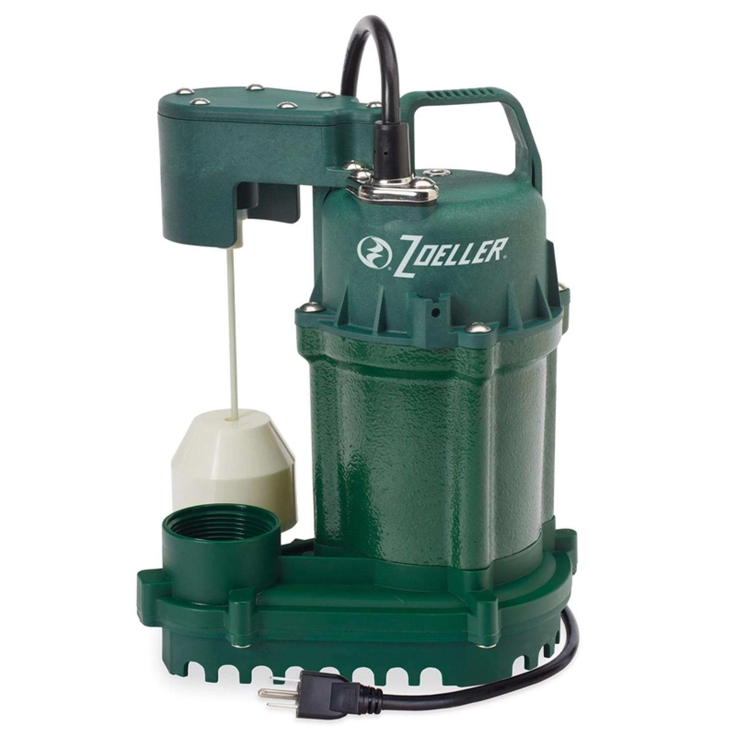 Zoeller 1/3 HP 2520 Gph Cast Iron Vertical Float Switch AC Submersible Sump Pump 2 Zoeller 1/3 HP 2520 Gph Cast Iron Vertical Float Switch AC Submersible Sump Pump - Image 2