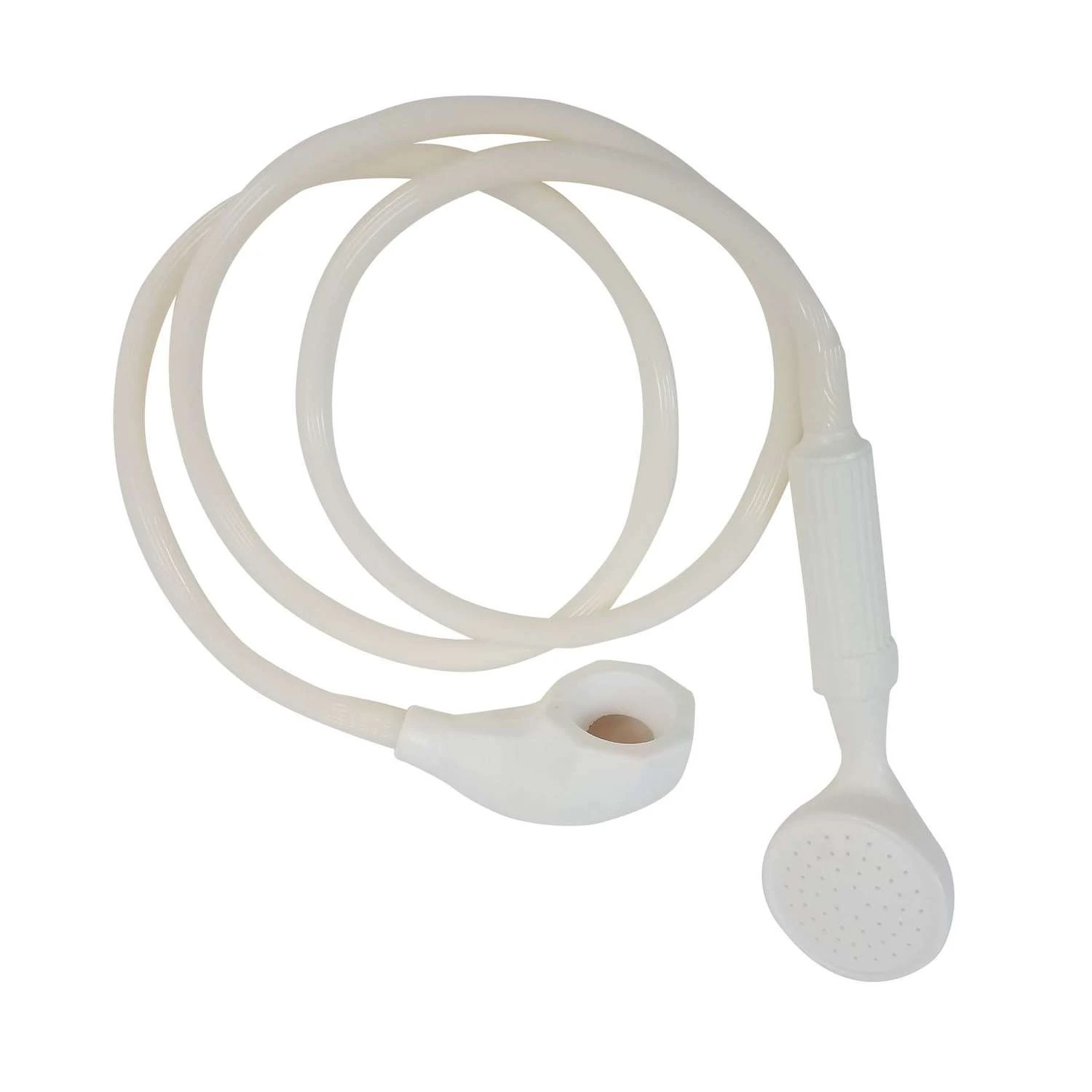 Homz White Portable Handheld Shower Sprayer 1 Homz White Portable Handheld Shower Sprayer