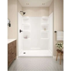 Delta Hycroft 4.5 In. H X 30 In. W X 60 In. L White Shower Base -ACE Shop 00823e3a bec0 42c5 86a8 a333510a152d