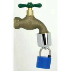 Conservco 3/4 In. Hose MPT Anti-Siphon Brass Hose Bibb Lock With Padlock -ACE Shop 01543ebd 1227 4ef6 8c43 c65a4f932ddc