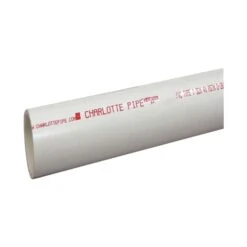 Charlotte Pipe Schedule 40 PVC Dual Rated Pipe 2 In. D X 20 Ft. L Plain End 280 Psi