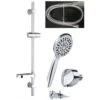 OakBrook Chrome Plastic 3 Settings Showerhead With Slide Bar 1.8 Gpm -ACE Shop 027810af 34dd 436f b8ce 3b561c0ca6da
