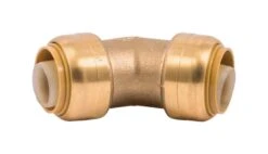 SharkBite Push To Connect 3/4 In. 3/4 In. D Brass 45 Degree Elbow