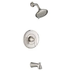 American Standard Chatfield Brushed Nickel Brass 3 Settings Tub And Shower Trim Kit 1.8 Gpm