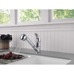 Peerless One Handle Chrome Pull-Out Kitchen Faucet -ACE Shop 04c69b0c 42e4 4a27 9ec5 164af0eff78a