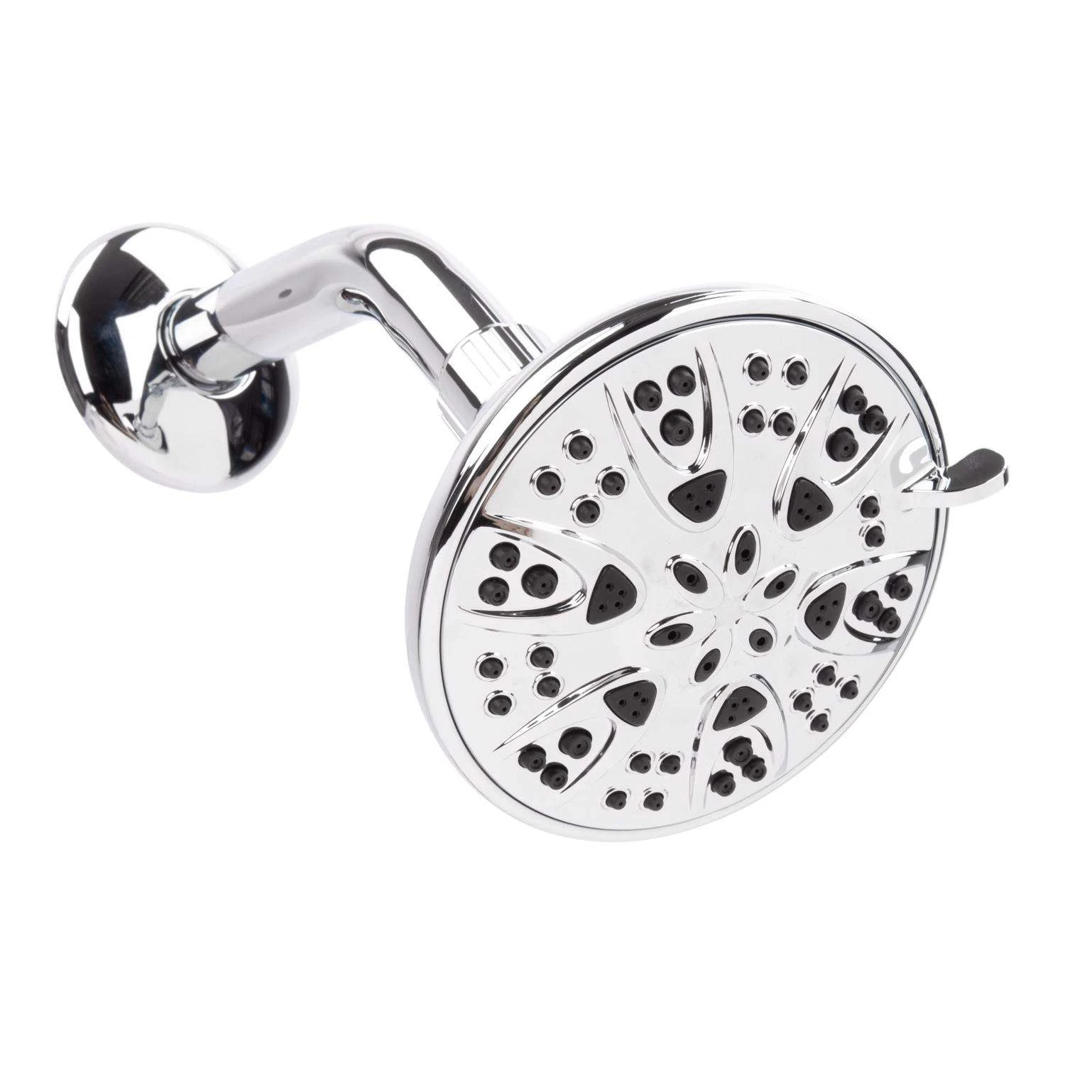 Exquisite Chrome Plastic 5 Settings Showerhead 1.8 Gpm 3 Exquisite Chrome Plastic 5 Settings Showerhead 1.8 Gpm - Image 3