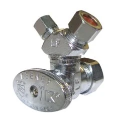 Plumb Pak 5/8 In. Compression X 3/8 In. Compression Brass 3-Way Valve