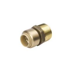 B&K Proline Push To Connect 1 In. PTC X 3/4 In. D MPT Brass Reducing Adapter