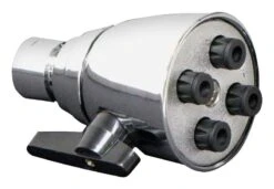 Plumb Pak Chrome Brass 1 Settings Showerhead 2.5 Gpm