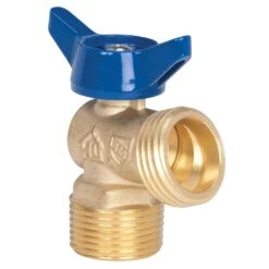 Homewerks 3/4 In. MIP X 3/4 In. MHT Brass Boiler Drain