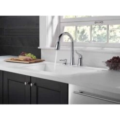 Delta Kate One Handle Chrome Pull-Down Kitchen Faucet -ACE Shop 102bd62b 2d16 4b6e ab1a 68f6187eb404