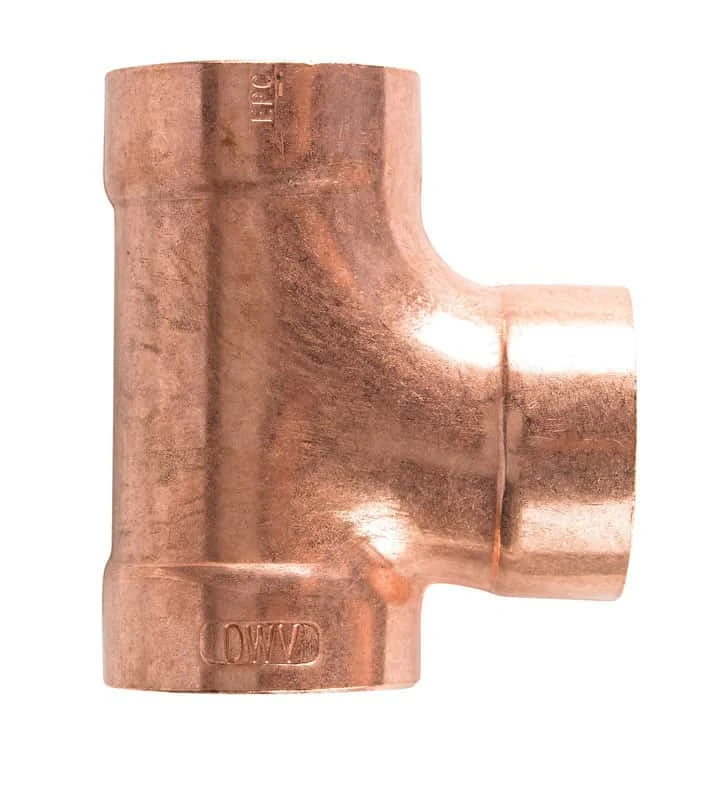 NIBCO 1-1/2 In. Sweat X 1-1/2 In. D Sweat Copper Sanitary Tee 1 Pk 1 NIBCO 1-1/2 In. Sweat X 1-1/2 In. D Sweat Copper Sanitary Tee 1 Pk
