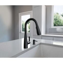 Moen Haelyn One Handle Matte Black Pull-Down Kitchen Faucet 12 Moen Haelyn One Handle Matte Black Pull-Down Kitchen Faucet -ACE Shop 13fbcce5 8c1d 4c5d b1ff 62c3b3c0ed1e