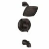 Moen Lindor 1-Handle Matte Black Tub And Shower Faucet -ACE Shop 14c4e748 1d2b 4ce7 8948 77968f0b53c8