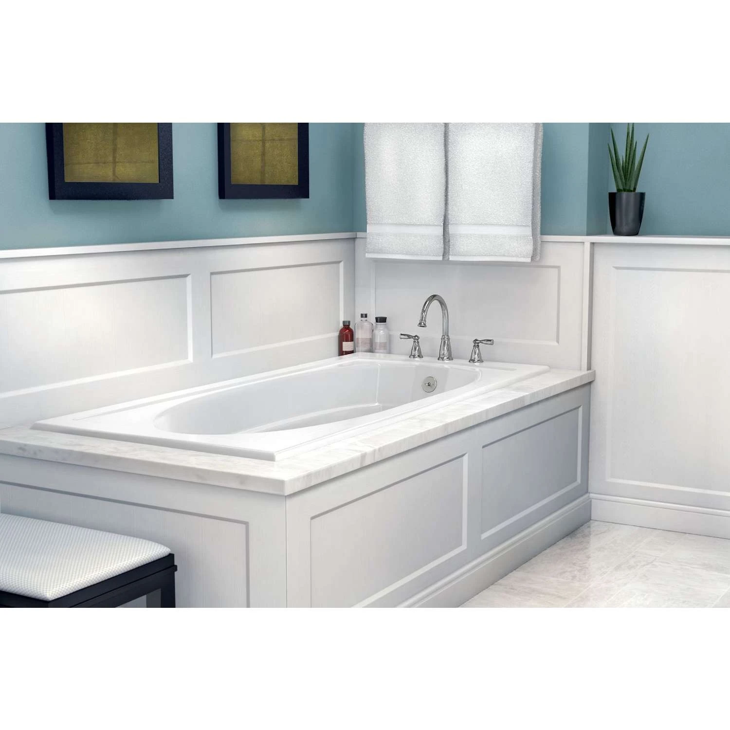 Moen Banbury 2-Handle Chrome Fixed Mount Tub Faucet 3 Moen Banbury 2-Handle Chrome Fixed Mount Tub Faucet - Image 3