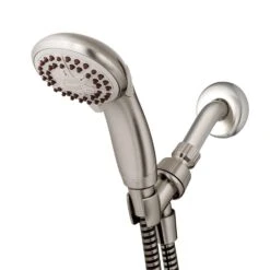 Waterpik EcoFlow Brushed Nickel 4 Settings Showerhead 1.6 Gpm -ACE Shop 17416881 66da 4208 a94a e5f71bc8e781