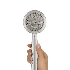 Waterpik PowerSpray Plus Brushed Nickel Plastic 6 Settings Showerhead 1.8 Gpm -ACE Shop 17b1efb5 739b 4427 b6d8 ebb9af9c9992
