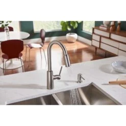 Moen Nori One Handle Stainless Steel Pull-Down Kitchen Faucet -ACE Shop 1bedbb3c f32f 4eb1 88d9 4dc4d60d6843
