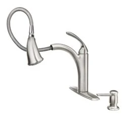 Moen Kinzel One Handle Stainless Steel Pull-Out Kitchen Faucet -ACE Shop 1d91a1e0 fc81 4272 85ff 3422aab6dc0a