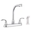LDR Two Handle Chrome Kitchen Faucet Side Sprayer Included -ACE Shop 2026e852 cf97 4d81 81f8 26e1e6fdbf57