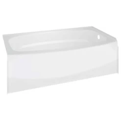 Delta Classic 400 18 In. H X 59-7/8 In. W X 30 In. L White Bathtub