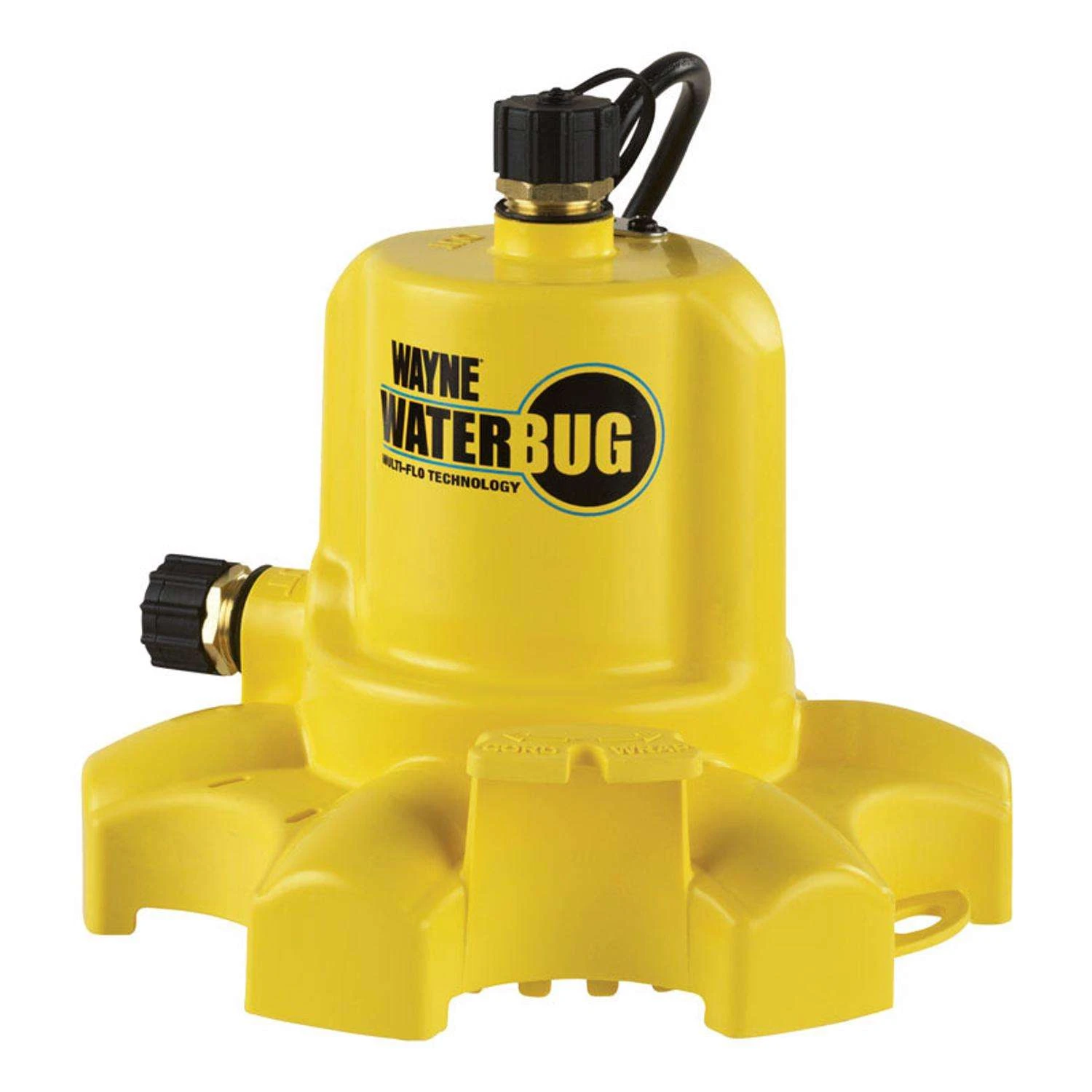 Wayne WaterBug 1/6 HP 1350 Gph Thermoplastic Switchless Switch Bottom AC Utility Pump 1 Wayne WaterBug 1/6 HP 1350 Gph Thermoplastic Switchless Switch Bottom AC Utility Pump