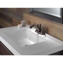 Delta Bronze Bathroom Faucet 4 In. -ACE Shop 24a64261 1a64 4e18 96e6 862e2e7d4be7