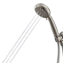 Moen Banbury Brushed Nickel 5 Settings Handheld Showerhead 1.75 Gpm -ACE Shop 273143cc c5bb 40e9 8c53 871c27066e34