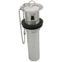 Keeney 1-1/4 In. Polished Chrome Brass Pull Out Plug