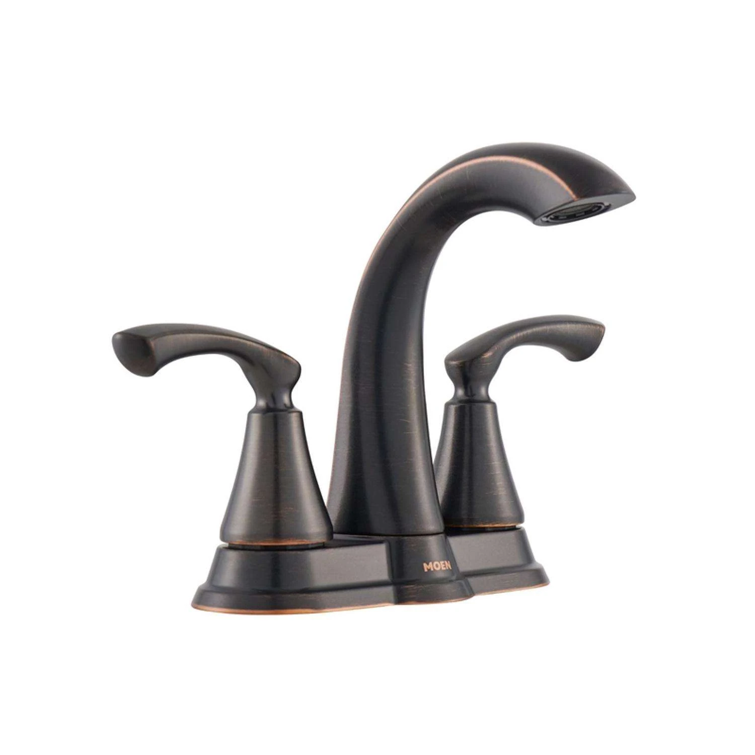 Moen Tiffin Bronze Bathroom Faucet 4 In. 1 Moen Tiffin Bronze Bathroom Faucet 4 In.
