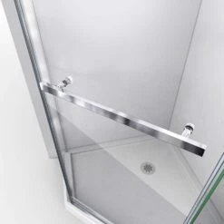 DreamLine Prism 72 In. H X 34-1/8 In. W Chrome Clear Frameless Shower Enclosure -ACE Shop 2b1515cb 0be8 440c 8ed7 a3b316e752eb