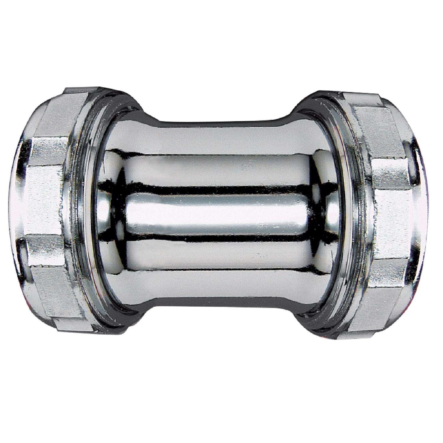 Keeney 1-1/2 In. Slip In. X 1-1/2 In. D Slip Brass Coupling 2 Keeney 1-1/2 In. Slip In. X 1-1/2 In. D Slip Brass Coupling - Image 2