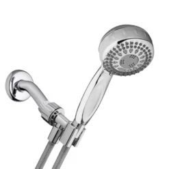 Waterpik PowerSpray Plus Chrome 5 Settings Handheld Showerhead 1.8 Gpm