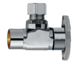 Keeney 1/2 In. FPT In. X 3/8 In. Brass Shut-Off Valve