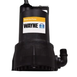 Wayne 1/4 HP 3000 Gph Thermoplastic Electronic Switch Bottom AC Utility Pump