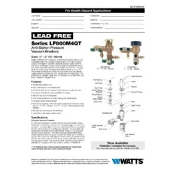 Watts 1 In. Bronze Anti-Siphon Vacuum Breaker -ACE Shop 3180d8e0 c9ca 49cd 9c6d 053de292e4ae