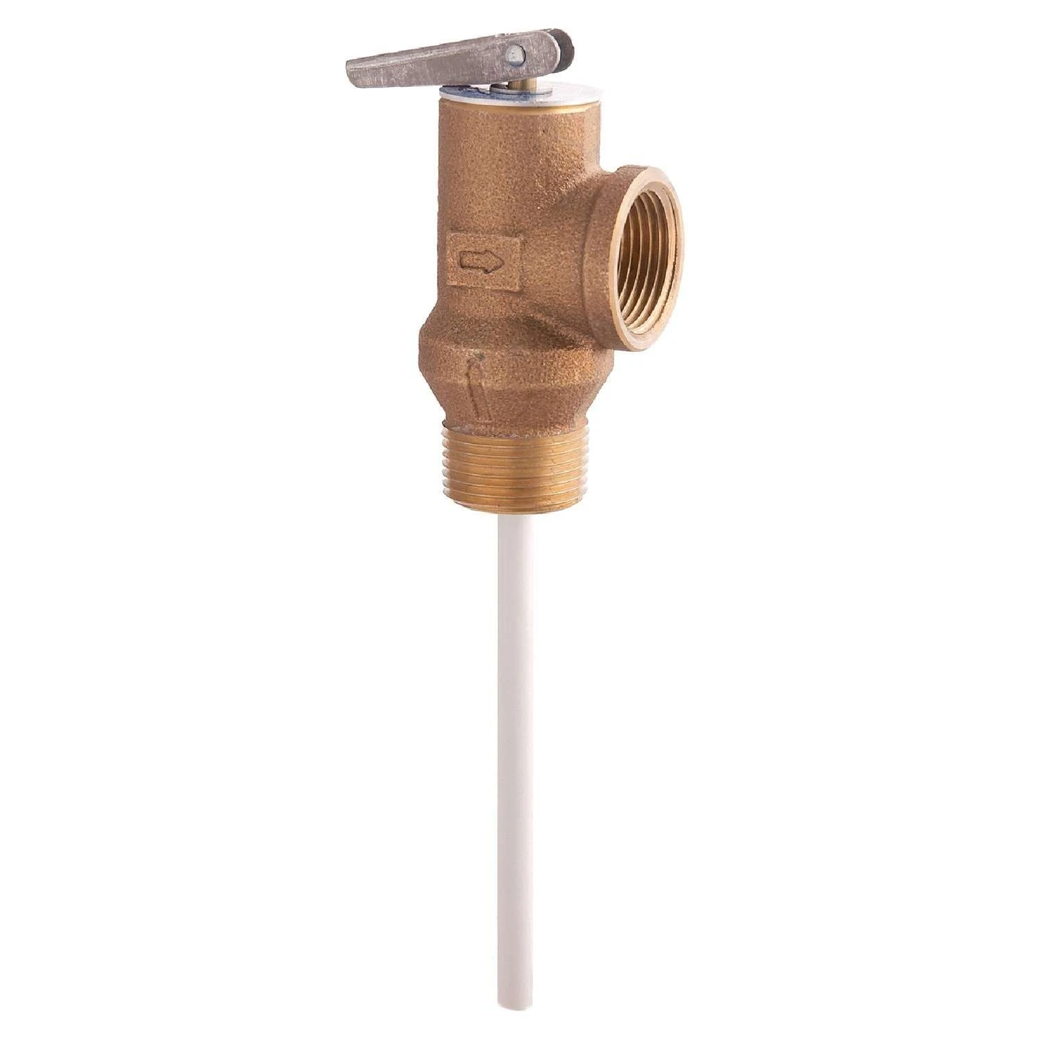 Watts 3/4 In. MNPT Brass Temperature And Pressure Relief Valve 3/4 In. FNPT 1 Pk 1 Watts 3/4 In. MNPT Brass Temperature And Pressure Relief Valve 3/4 In. FNPT 1 Pk