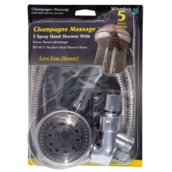 Whedon Champagne Massage Chrome Plastic 5 Settings Handheld Showerhead 2.5 Gpm -ACE Shop 33190066 3ec7 4a25 ba06 b510cd736d08