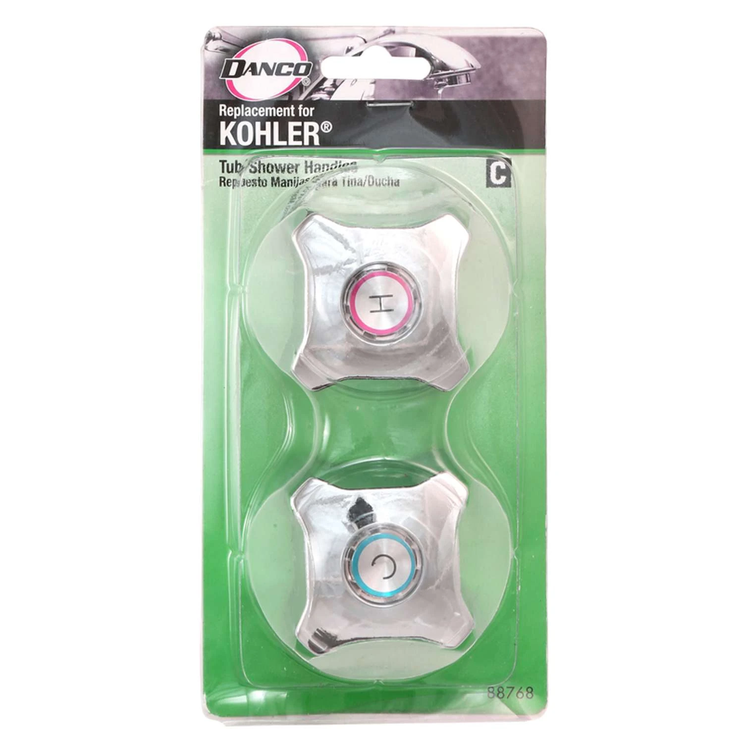 Danco For Kohler Chrome Tub And Shower Faucet Handles 1 Danco For Kohler Chrome Tub And Shower Faucet Handles