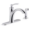 Kohler Linwood One Handle Chrome Kitchen Faucet Side Sprayer Included -ACE Shop 36b1f0bb 393c 4280 8cba b37f8b301223