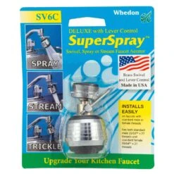 ACE Shop 20 Whedon SuperSpray Dual Thread 15/16 In.- 27M X 55/64 In.-27F Chrome Plated Swivel Sprayrator