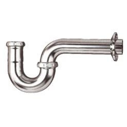 Keeney 1-1/4 In. D Chrome Plated Brass P Trap