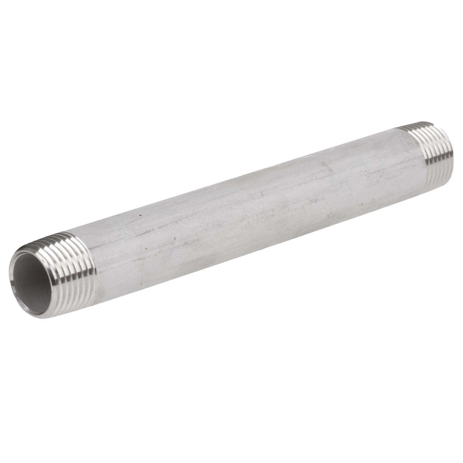 Anvil 3/4 In. Threaded X 3/4 In. D Threaded Stainless Steel 8 In. L Nipple 1 Anvil 3/4 In. Threaded X 3/4 In. D Threaded Stainless Steel 8 In. L Nipple