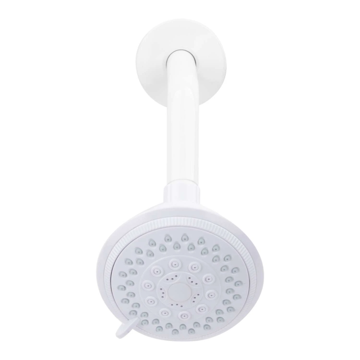 Exquisite White Plastic 5 Settings Showerhead 1.8 Gpm 2 Exquisite White Plastic 5 Settings Showerhead 1.8 Gpm - Image 2