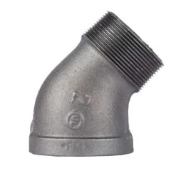 STZ Industries 2 In. MIP Each X 2 In. D FIP Black Malleable Iron 45 Degree Street Elbow