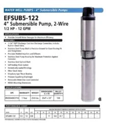 ECO-FLO 1/2 HP 2 Wire 720 Gph Stainless Steel Submersible Pump -ACE Shop 3bdfb37b d522 45ff 9950 fcf5052364ba