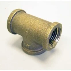 Campbell 2 In. FPT X 2 In. D FPT Red Brass Tee