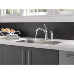 Delta Linden One Handle Chrome Kitchen Faucet Side Sprayer Included -ACE Shop 3d0bf551 d111 49a3 bf13 2e9eb94cc3a4