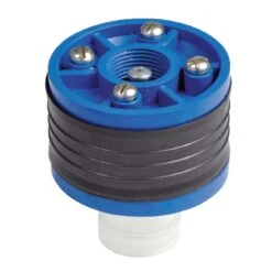 Campbell 4 In. Black Plastic Basement Flood Stopper