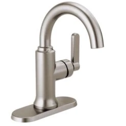 Delta Brushed Nickel Pop-up Bathroom Sink Faucet 4 In. -ACE Shop 3de97676 5b6b 4abe 8317 889379ca3df2